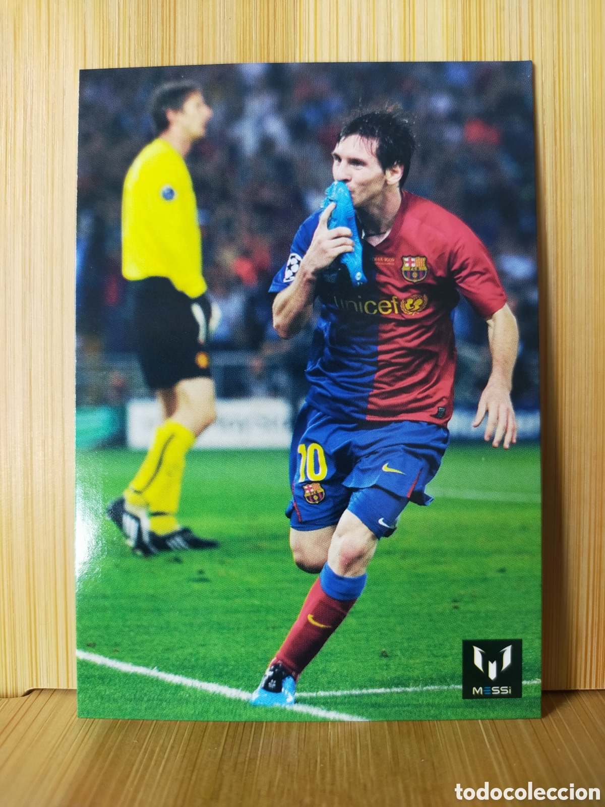 Cromos de F&uacute;tbol: 2013 CROMO OFFICIAL MESSI CARD COLLECTION EDITORIAL ICONS N 15