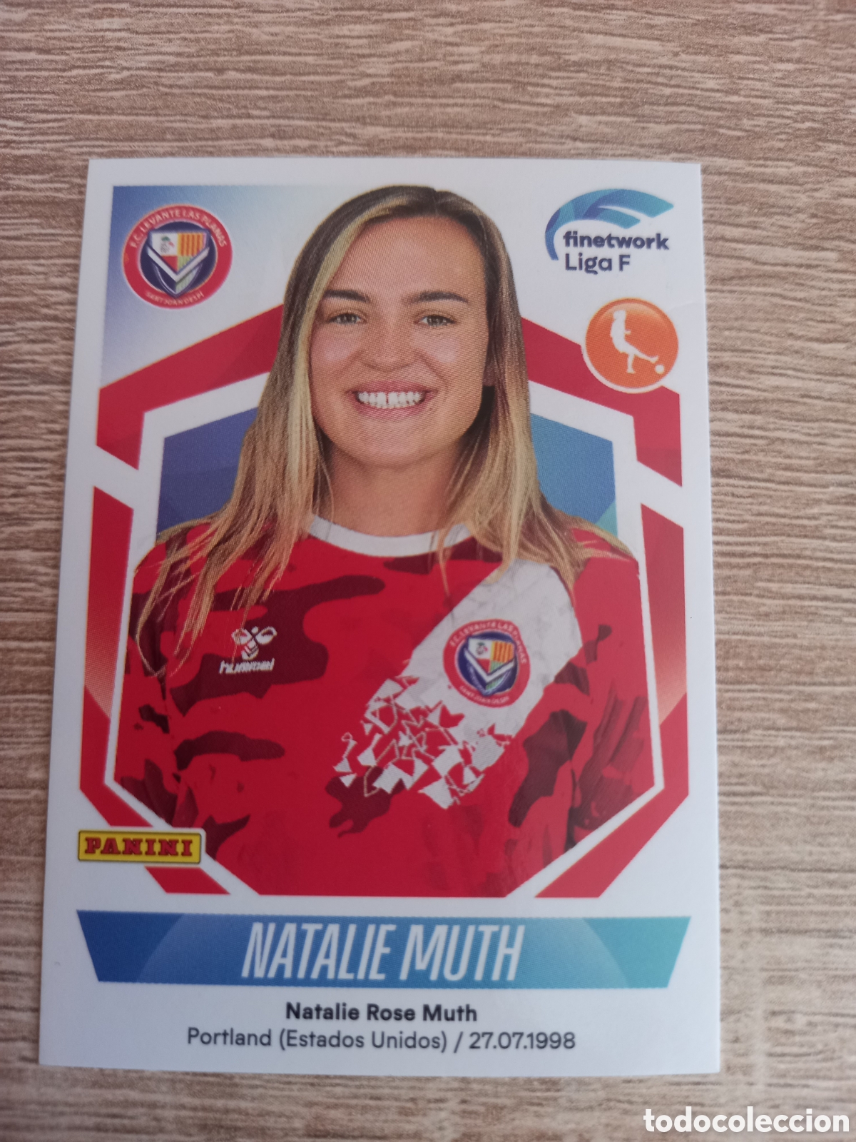 Fu&szlig;ball-Sticker: Panini liga femenina 2022 2023 22 23 179 Natalie Muth Levante las Planas