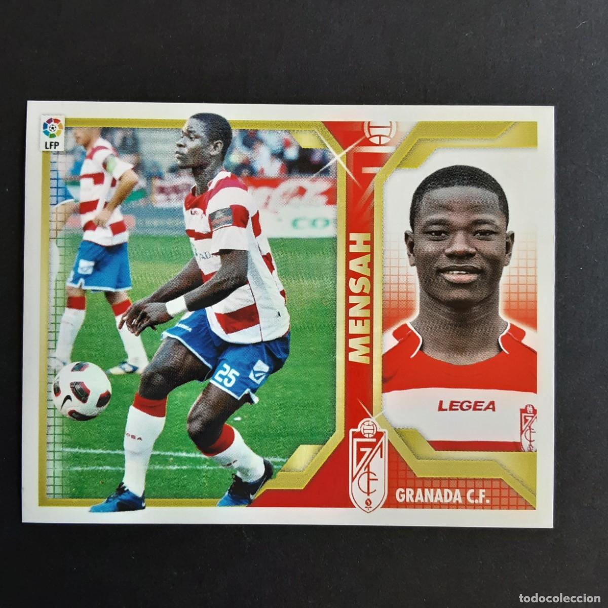Football Stickers: CROMO LIGA 2011 2012 11 12 COLECCIONES ESTE PANINI N&ordm;7 MENSAH-GRANADA NUNCA PEGADO