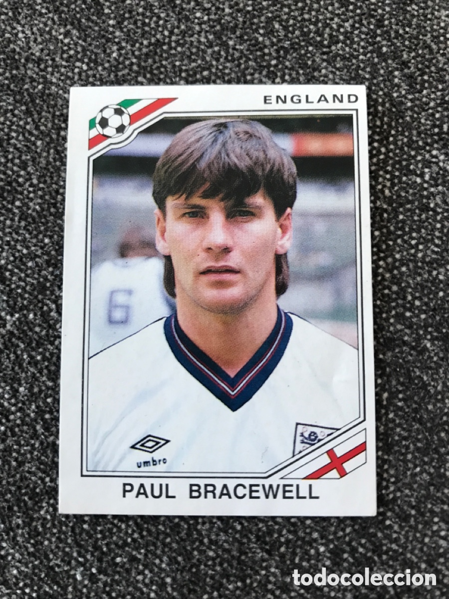 Cromos de f&uacute;tbol: Cromo panini mundial Mexico 86 n&uacute;mero 409 Bracewell - Stickers album world cup 1986