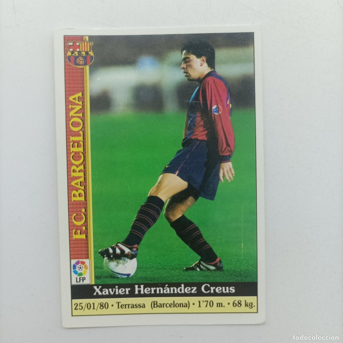 Cromos de F&uacute;tbol: MUNDICROMO- LAS FICHAS DE LA LIGA 2000 -XAVI-N.18