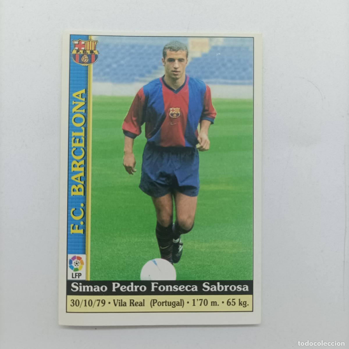 Football Stickers: MUNDICROMO- LAS FICHAS DE LA LIGA 2000 -SIMAO-N.442