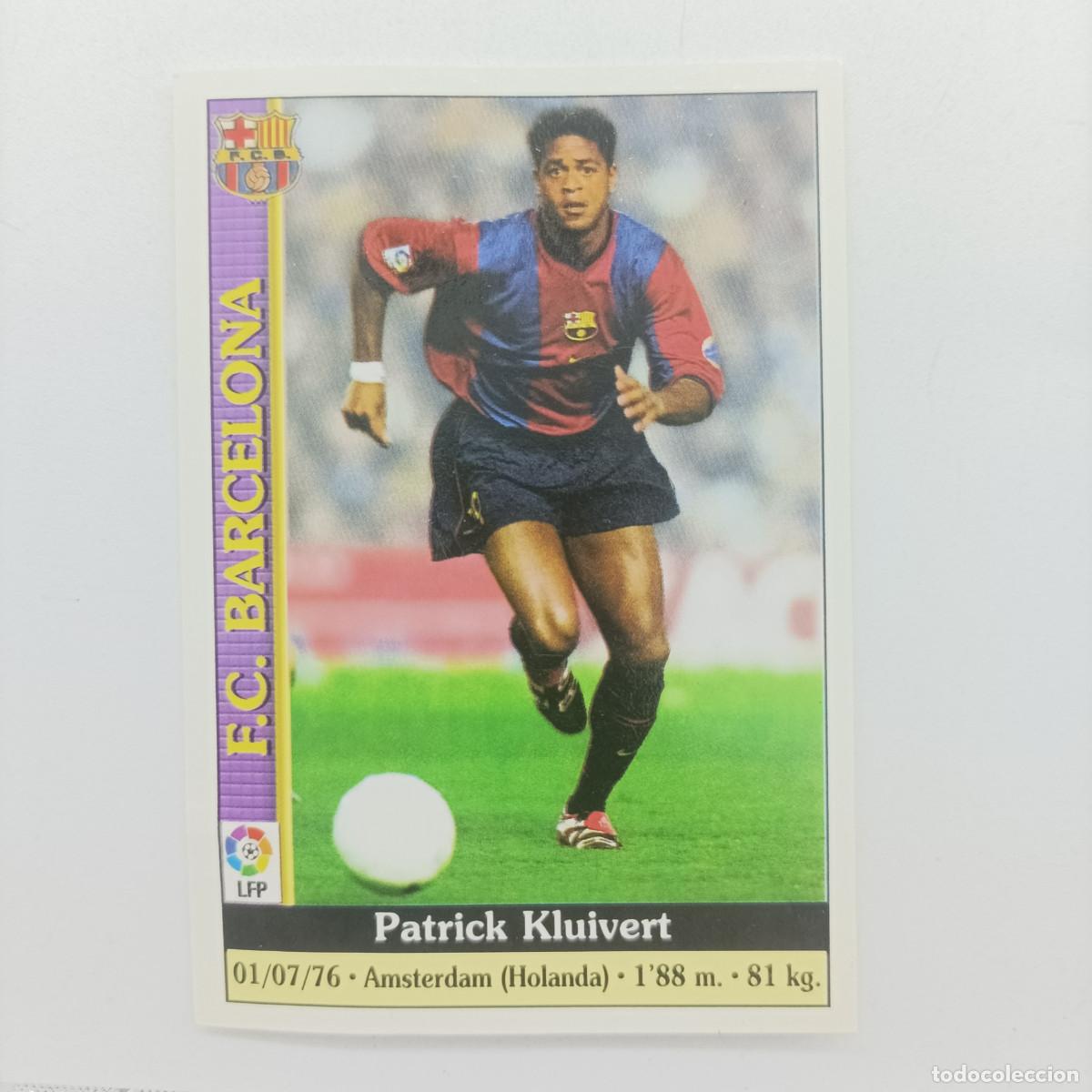 Football Stickers: MUNDICROMO- LAS FICHAS DE LA LIGA 2000 -KLUIVERT-N.16