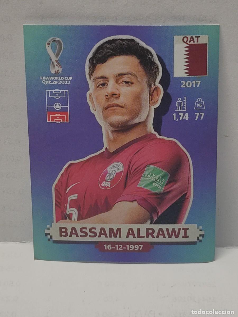 Fu&szlig;ball-Sticker: Cromo FIFA WORLD CUP QATAR 2022 PANINI - QATAR - BASSAN ALRAWI - QAT 6 no pegado