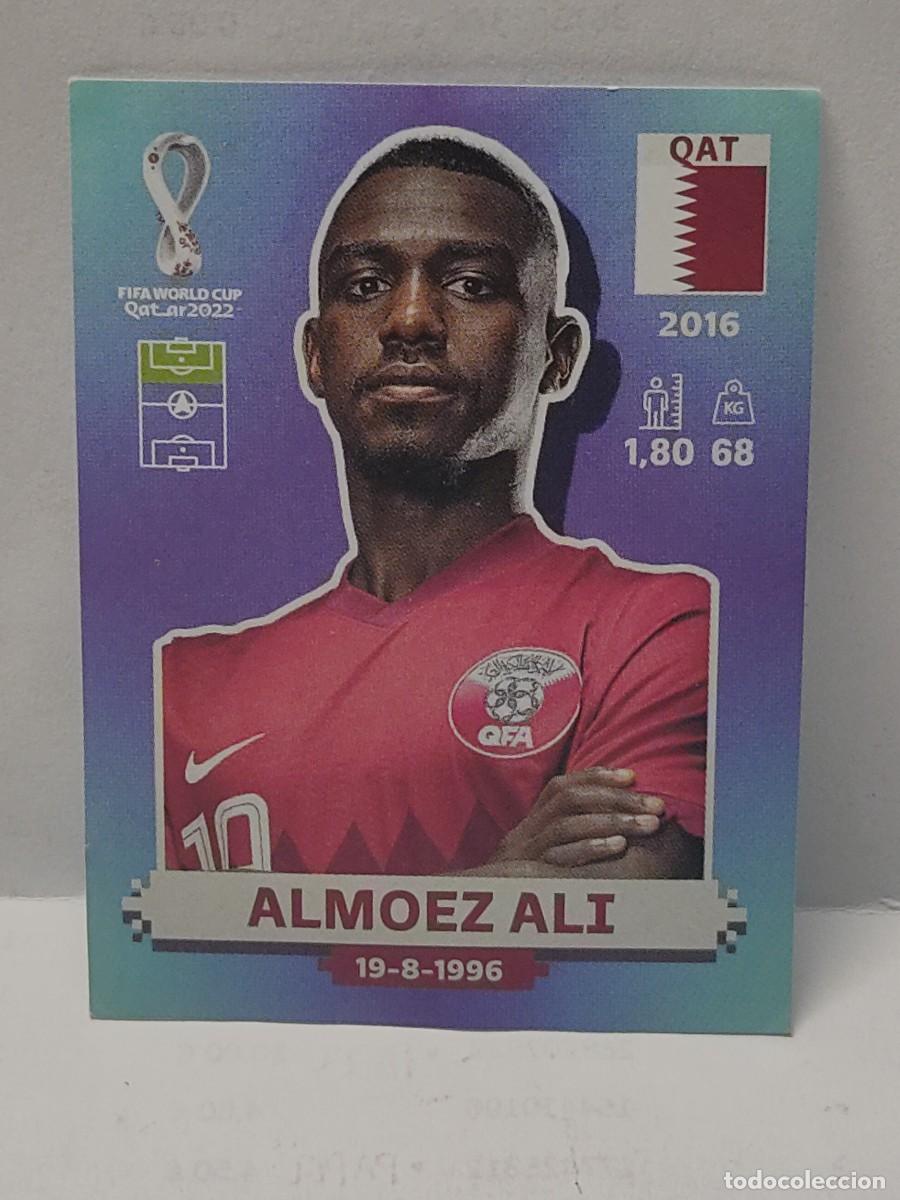 Fu&szlig;ball-Sticker: Cromo FIFA WORLD CUP QATAR 2022 PANINI - QATAR - ALMOEZ ALI - QAT 19 no pegado