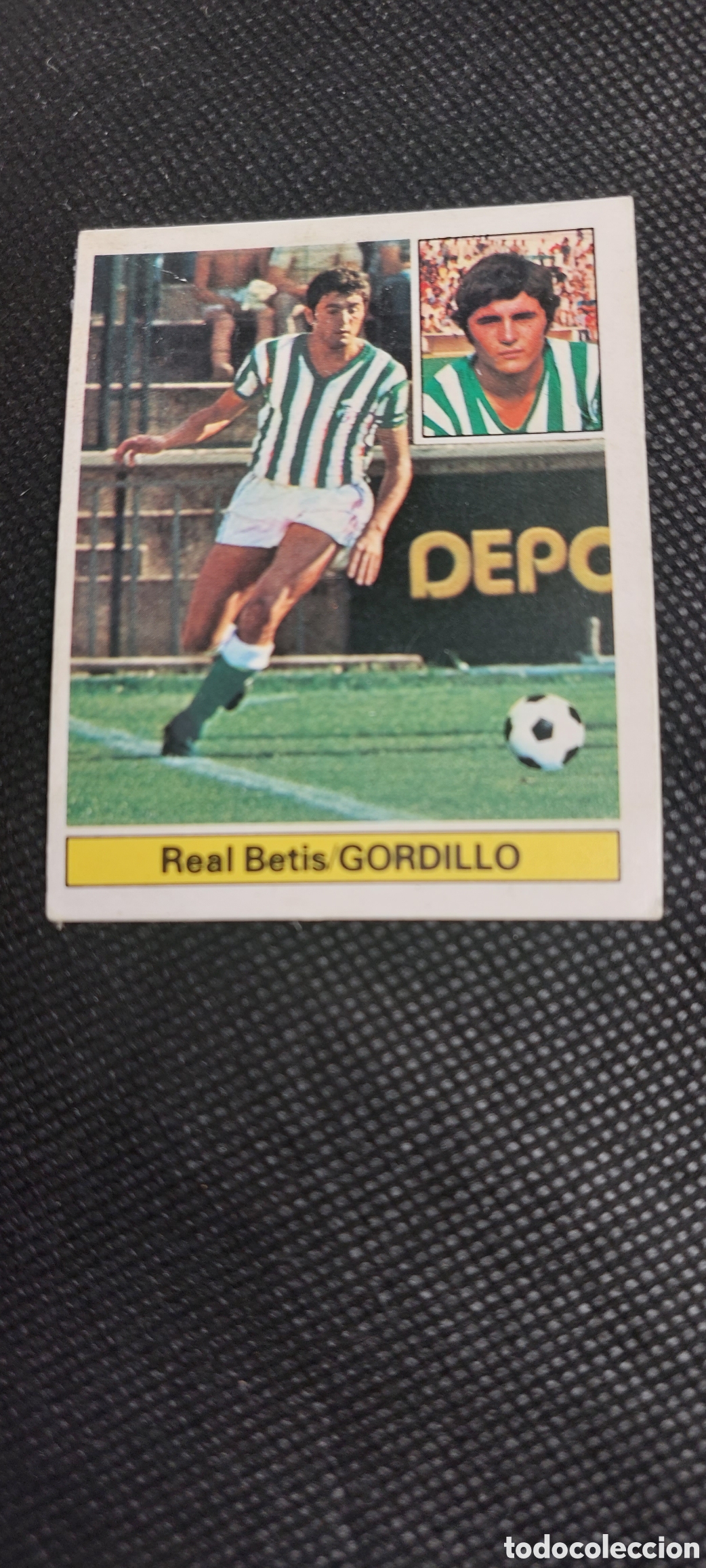 Cromos de f&uacute;tbol: Gordillo betis 81/82 - Foto 1