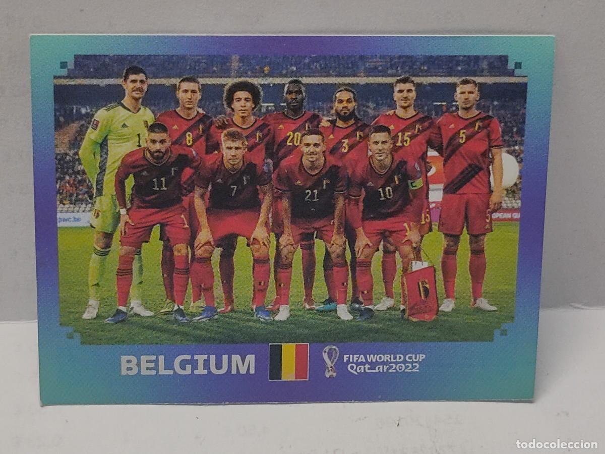 Cartes &agrave; collectionner de Football: Cromo FIFA WORLD CUP QATAR 2022 PANINI - B&Eacute;LGICA - EQUIPO - BEL 1 no pegado