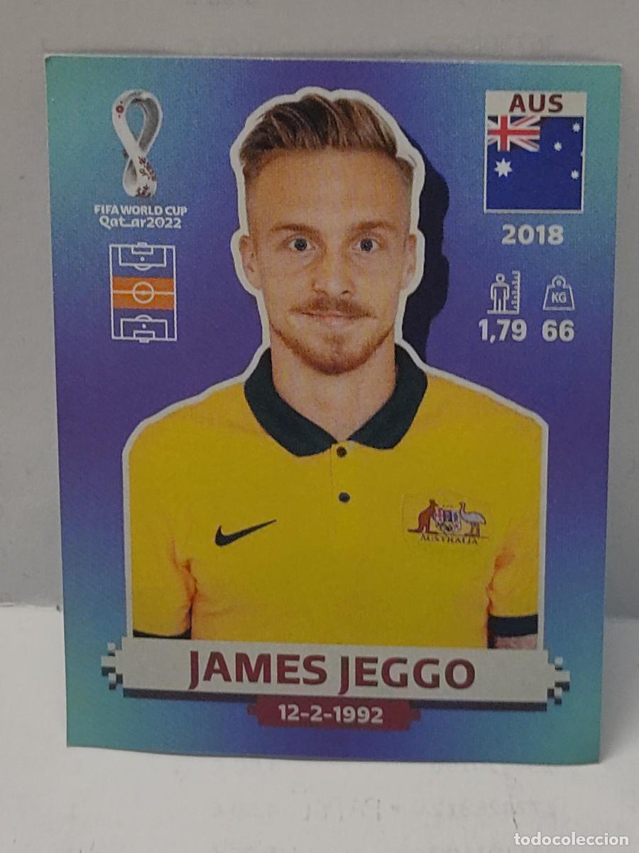 Cartes &agrave; collectionner de Football: Cromo FIFA WORLD CUP QATAR 2022 PANINI - AUSTRALIA - JAMES JEGGO - AUS 13 no pegado