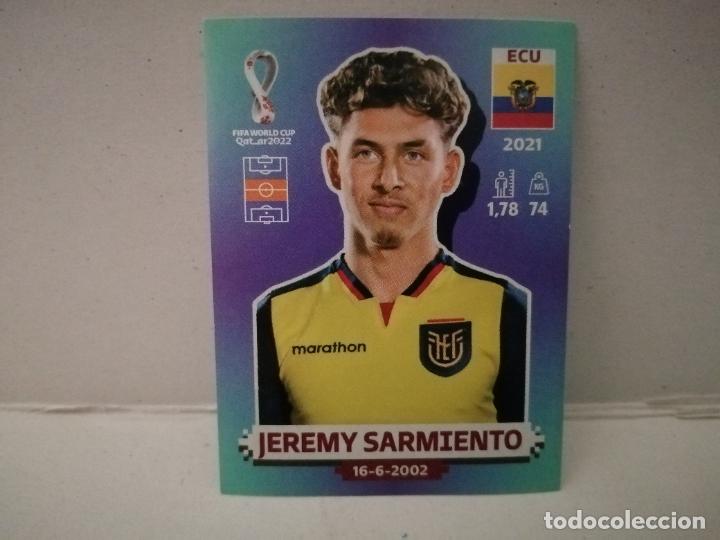 Figurine di Calcio: cromo futbol mundial 2022 qatar fifa world cup ecuador 15 JEREMY SARMIENTO