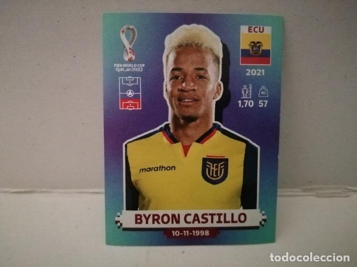 Fu&szlig;ball-Sticker: cromo futbol mundial 2022 qatar fifa world cup ecuador 6 BYRON CASTILLO