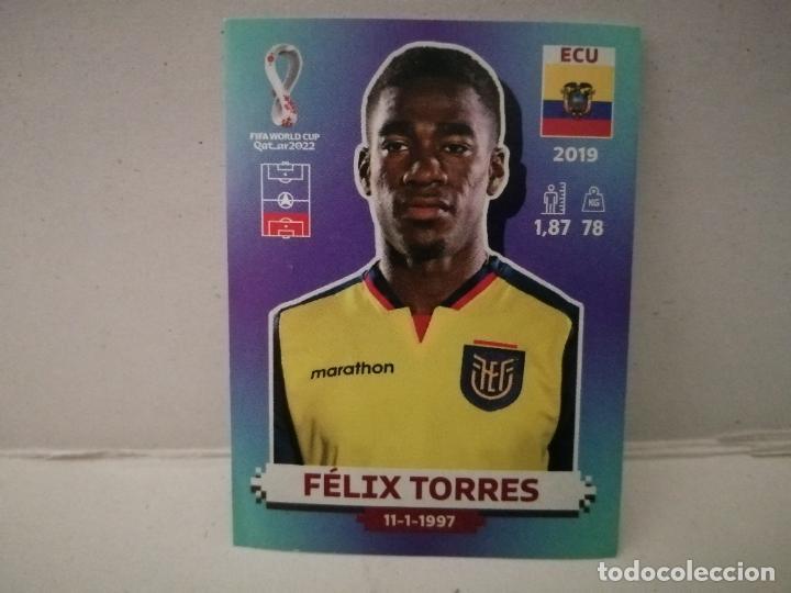 Cromos de F&uacute;tbol: cromo futbol mundial 2022 qatar fifa world cup ecuador 10 FELIX TORRES