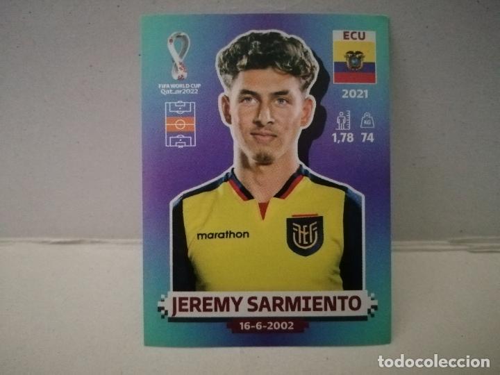 Fu&szlig;ball-Sticker: cromo futbol mundial 2022 qatar fifa world cup ecuador 15 JEREMY SARMIENTO