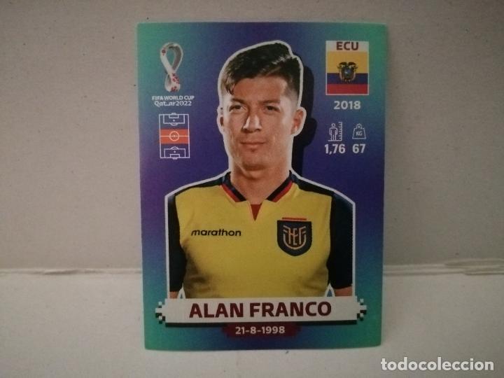 Cromos de F&uacute;tbol: cromo futbol mundial 2022 qatar fifa world cup ecuador 12 ALAN FRANCO
