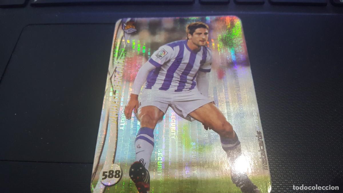 Figurine di Calcio: LOTE MUNDICROMO 2014 2015 METALCARDS TOP 2015 588 MARKEL BERGARA BRILLO SECURITY