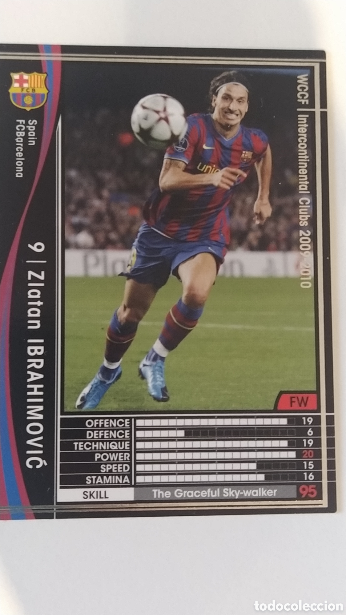 Cromos de f&uacute;tbol: Ibrahimovic WCCF 2009-10 Panini - Foto 2