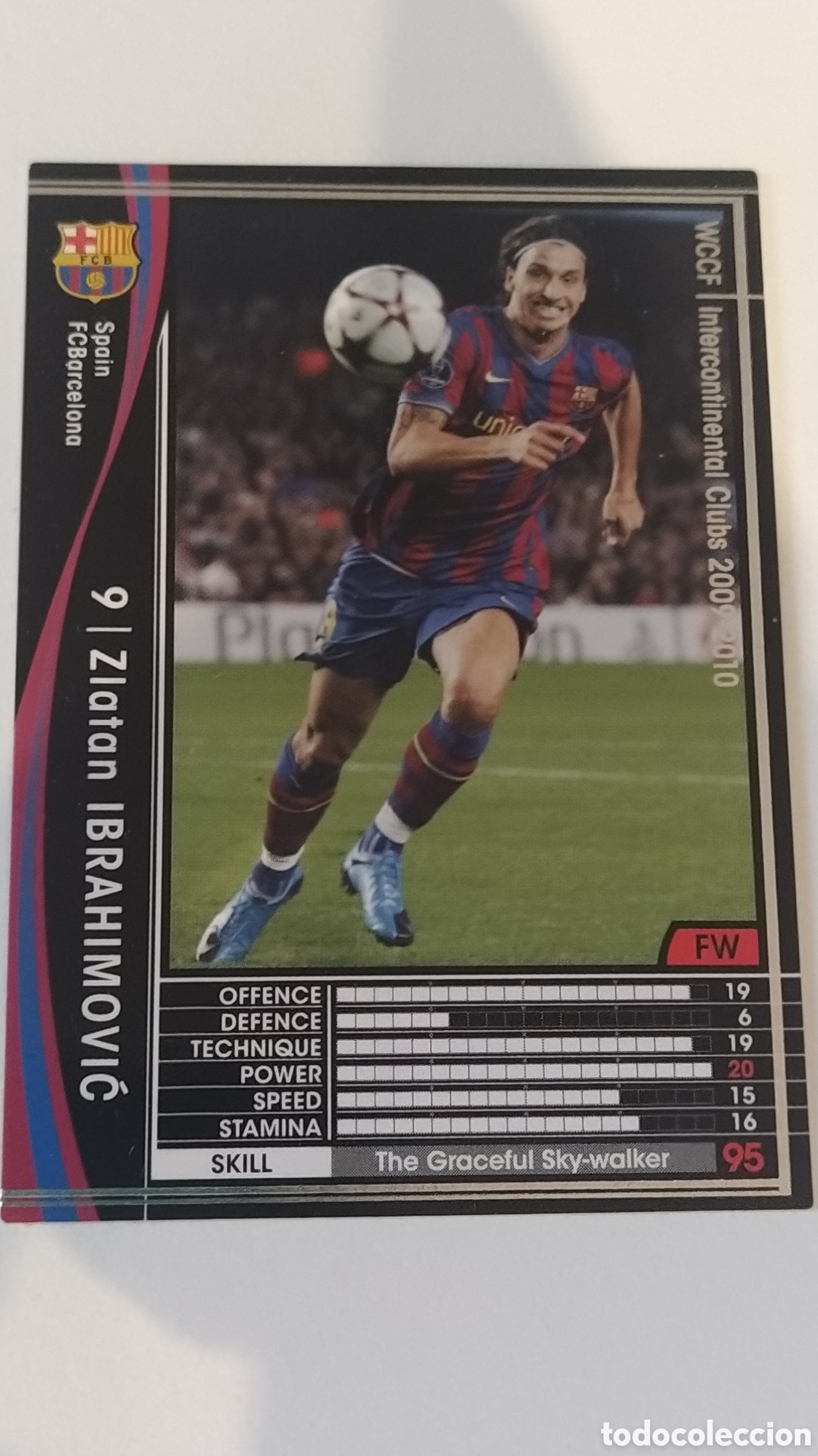 Cromos de f&uacute;tbol: Ibrahimovic WCCF 2009-10 Panini - Foto 1