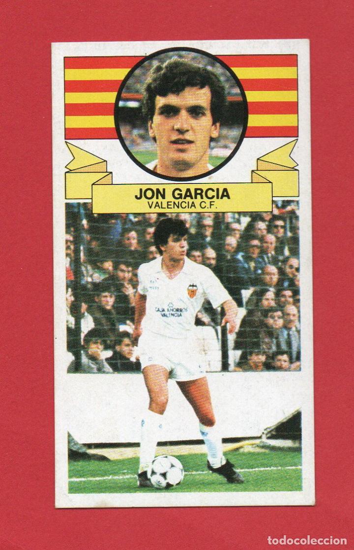 Cromos de F&uacute;tbol: ESTE 85 86 JON GARCIA DEL VALENCIA CF NUEVO SIN PEGAR ESTE 1985 1986