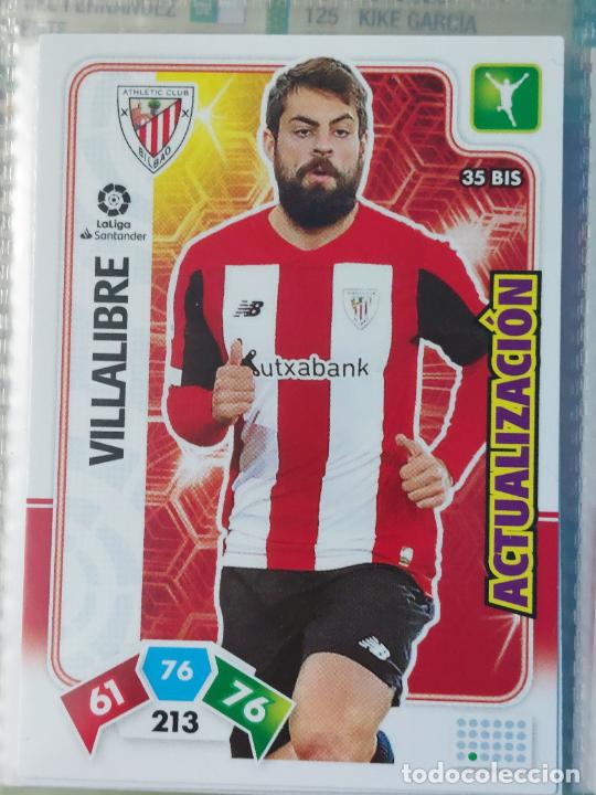 Cromos de Futebol: FICHA N&ordm; 35 BIS - VILLALIBRE - ADRENALYN 19 20 - PANINI 2019 - 20 - CROMO - ACTUALIZACION