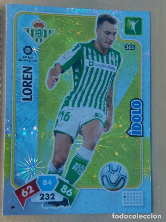 Cromos de Futebol: FICHA N&ordm; 365 LOREN - ADRENALYN 19 20 - PANINI 2019 - 20 - CROMO - IDOLO