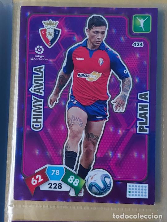 Football Stickers: FICHA N&ordm; 424 CHUMY AVILA - ADRENALYN 19 20 - PANINI 2019 - 20 - CROMO - PLAN A