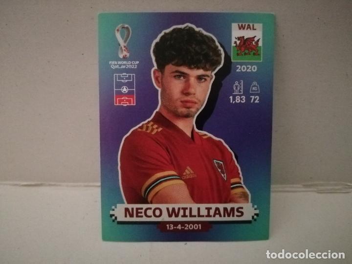 Cartes &agrave; collectionner de Football: cromo futbol mundial 2022 qatar fifa world cup gales 11 neco williams