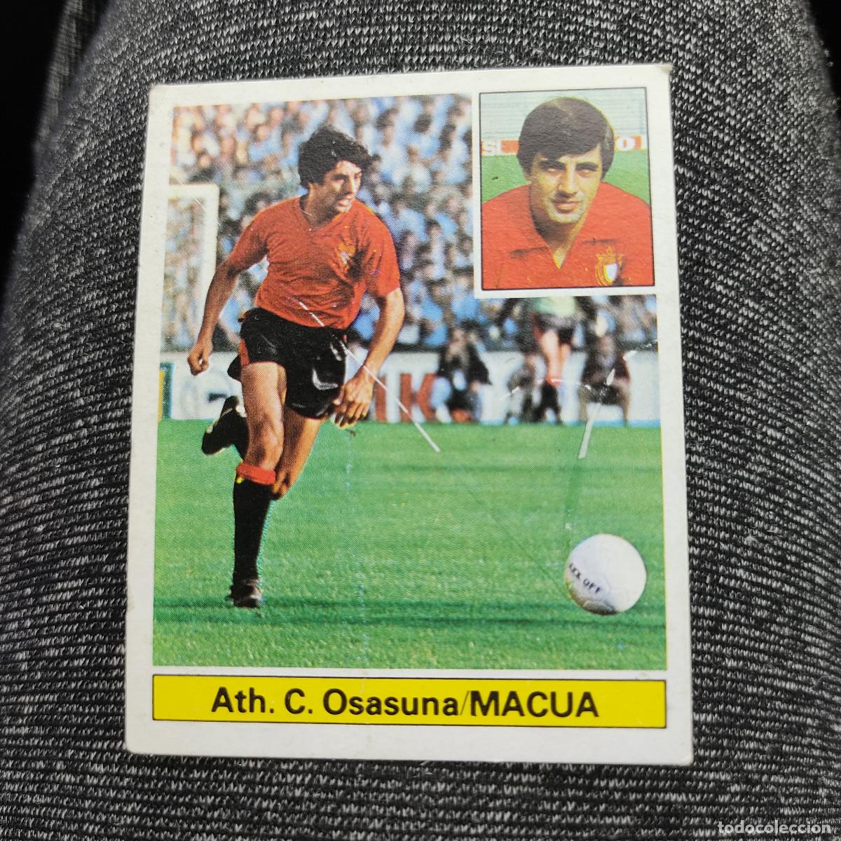 Fu&szlig;ball-Sticker: Liga Este 1981/82 - Macua - Osasuna - futbol liga espa&ntilde;ola - Ediciones Este