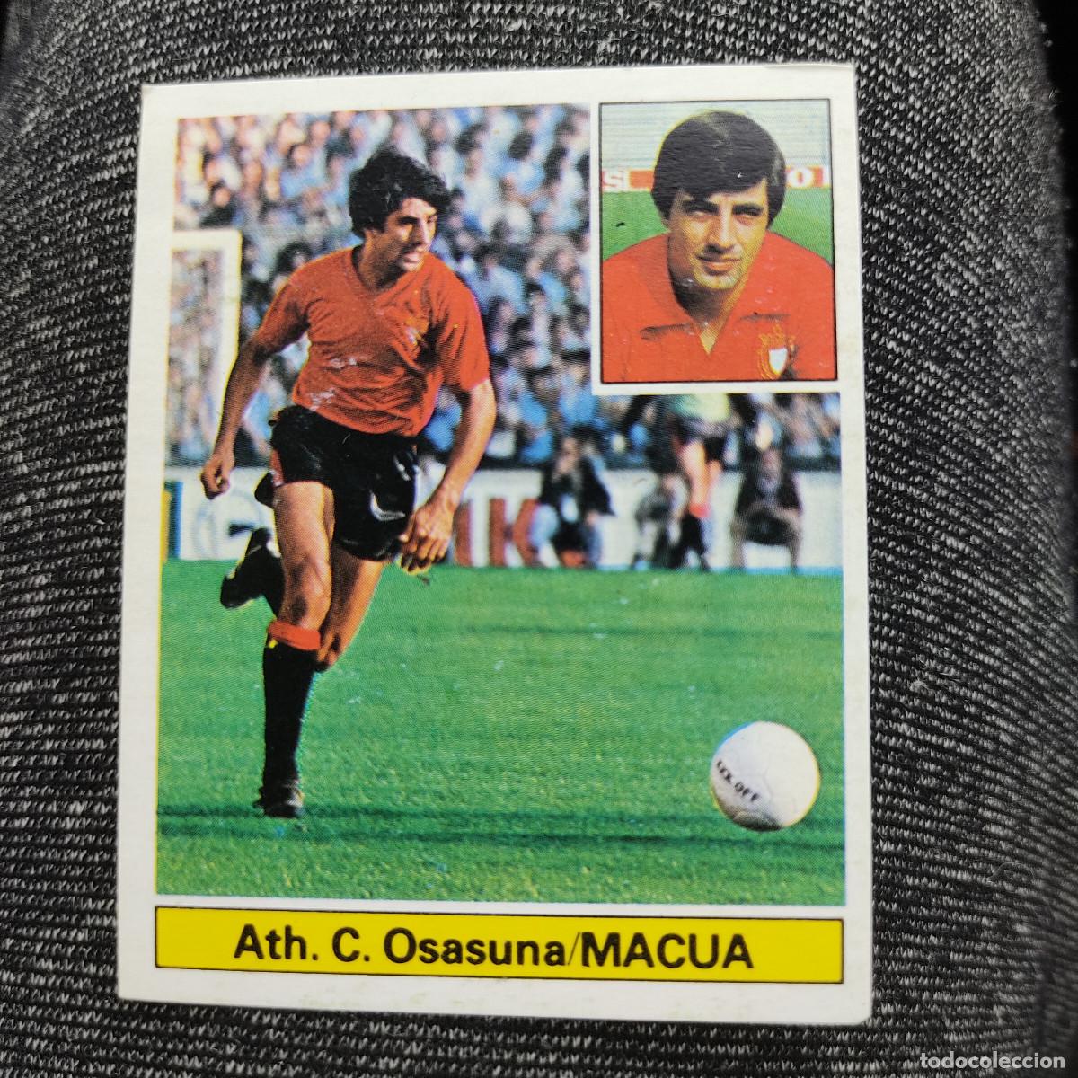 Fu&szlig;ball-Sticker: Liga Este 1981/82 - Macua - Osasuna - futbol liga espa&ntilde;ola - Ediciones Este