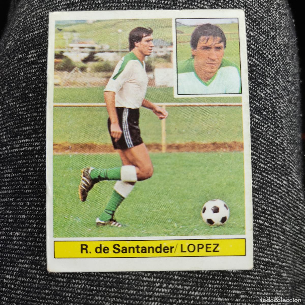Cartes &agrave; collectionner de Football: Liga Este 1981/82 - Lopez coloca - Racing Santander - futbol liga espa&ntilde;ola - Ediciones Este