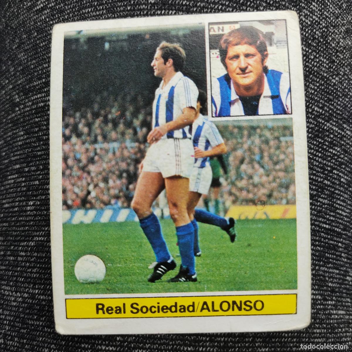 Football Stickers: Liga Este 1981/82 - Alonso - Real Sociedad - futbol liga espa&ntilde;ola - Ediciones Este