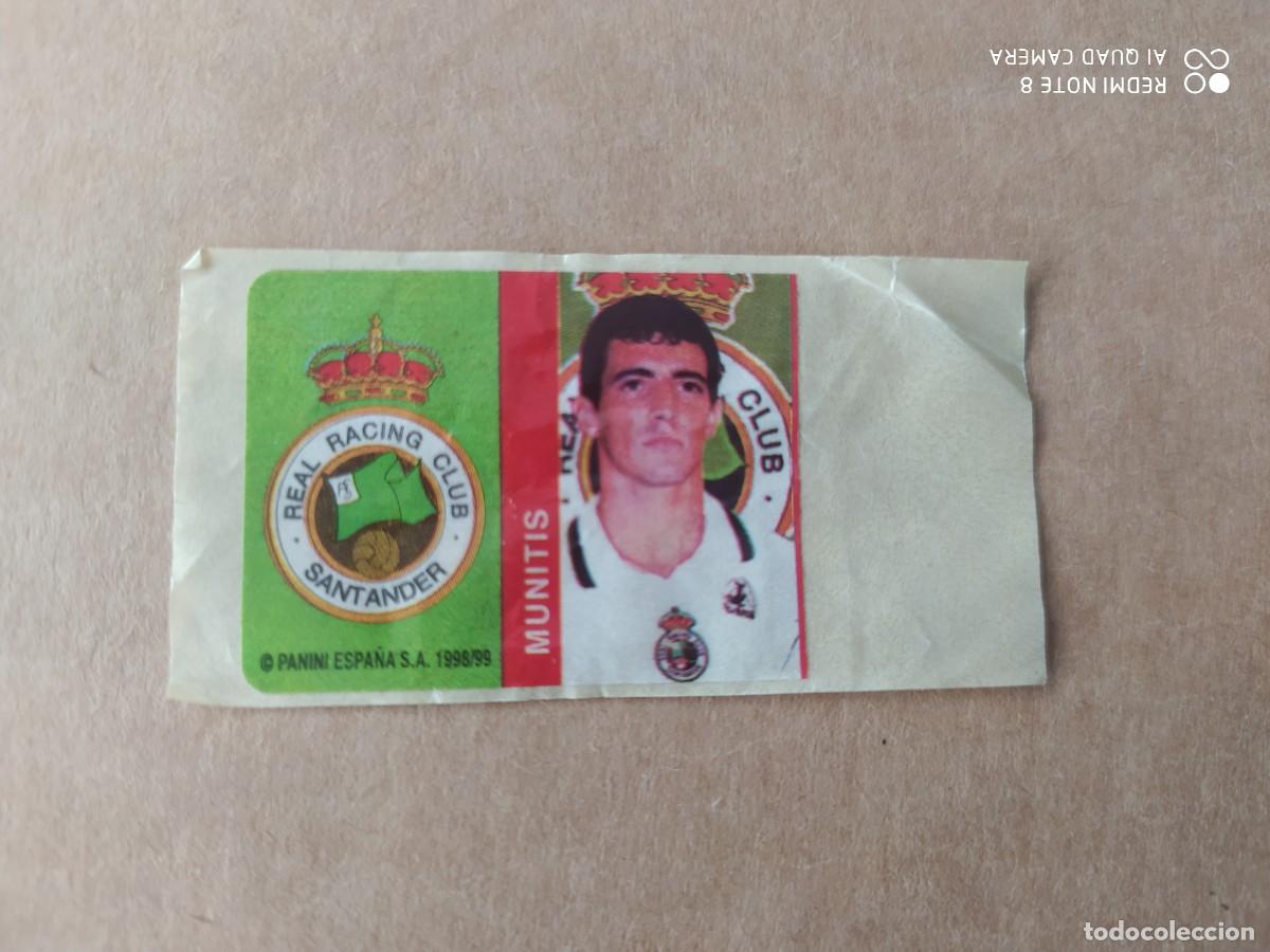 Cromos de f&uacute;tbol: RACING SANTANDER MUNITIS COLECCION CHICLE ACTION -V1 - Foto 1