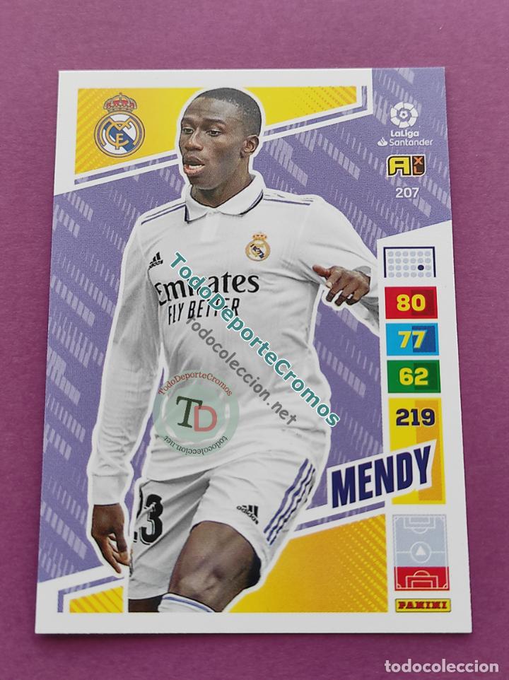 Cromos de Fútbol Mendy Real Madrid Panini Adrenalyn Liga 2022