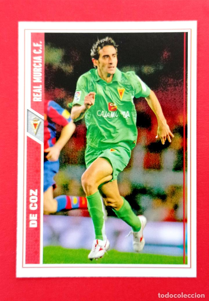 Cromos de Futebol: 1204+ DE COZ. FICHAS III. PLATINUM 2008. REAL MURCIA. FICHAS DE LA LIGA 2008 MUNDICROMO