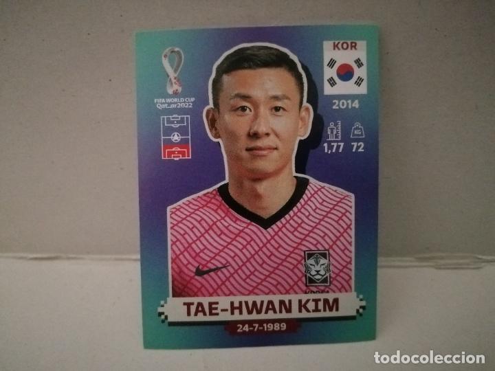Fu&szlig;ball-Sticker: cromo futbol mundial 2022 qatar fifa world cup corea 6 tae-hwan kim