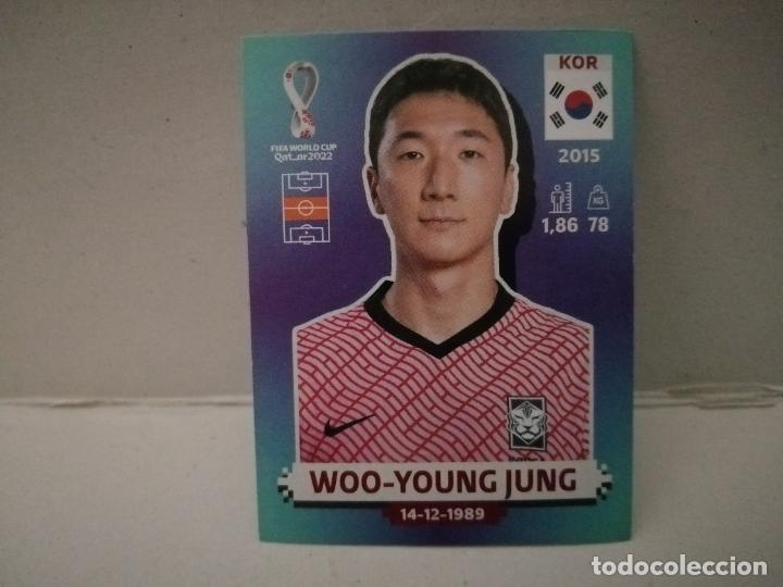 Cromos de F&uacute;tbol: cromo futbol mundial 2022 qatar fifa world cup corea 12 woo-young jung