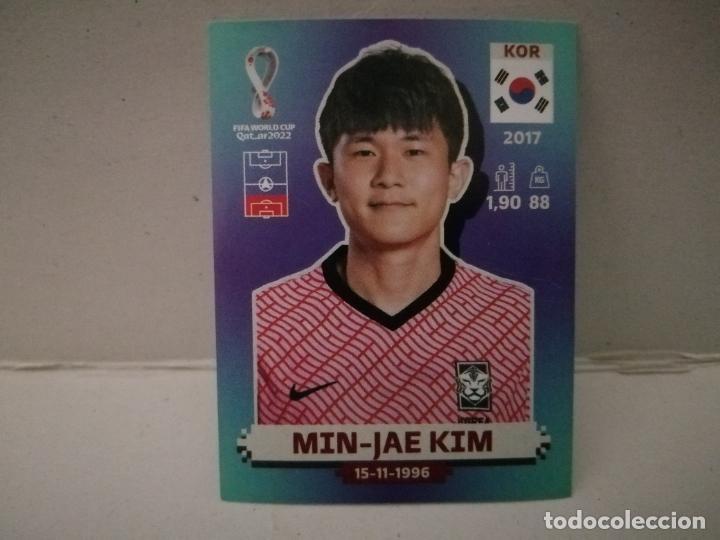 Cromos de F&uacute;tbol: cromo futbol mundial 2022 qatar fifa world cup corea 7 min-jae kim