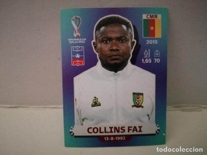 Cromos de Futebol: cromo futbol mundial 2022 qatar fifa world cup camerun 6 collins fai