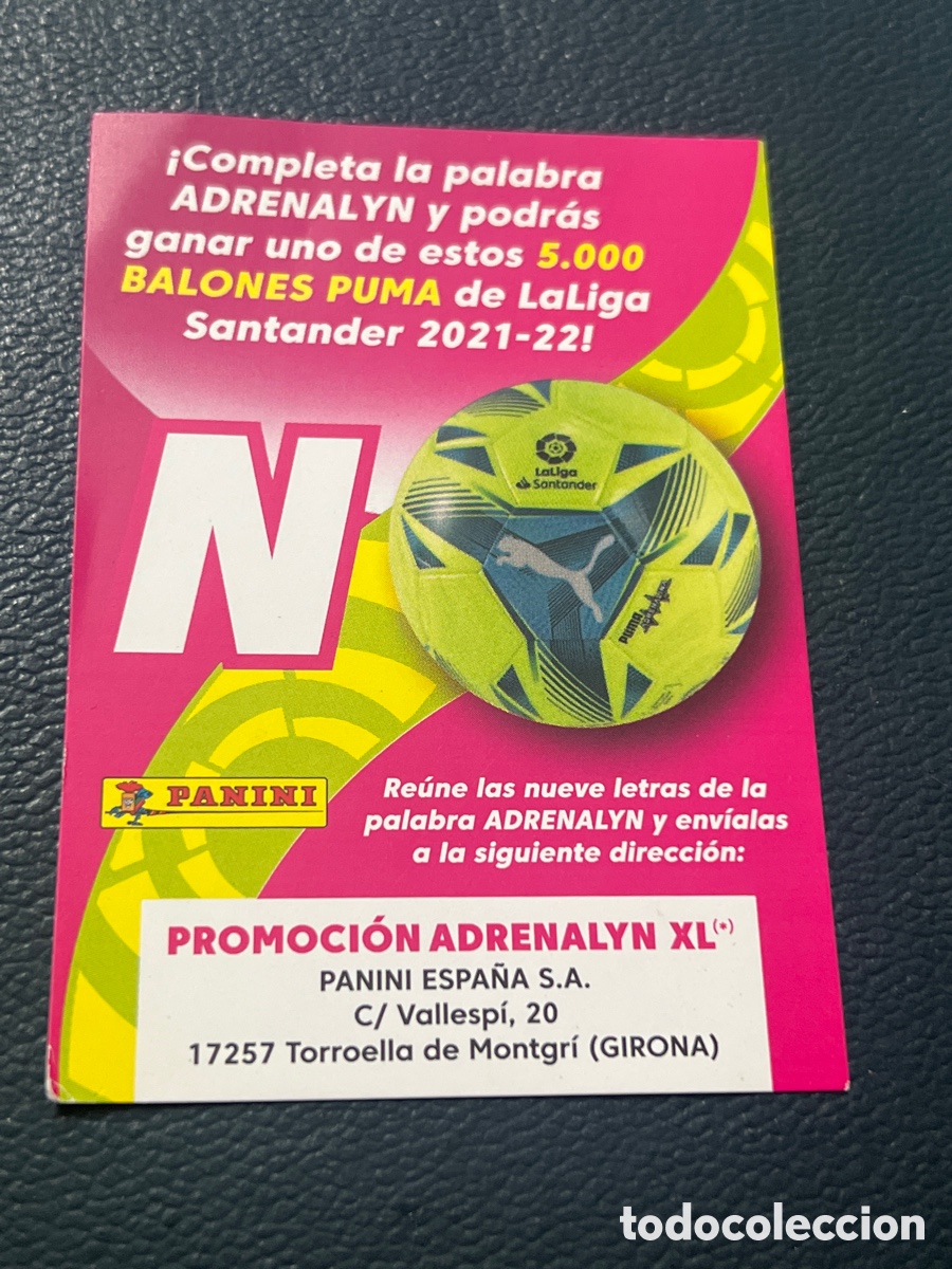 Cromos de Futebol: C1747. CROMO DE F&Uacute;TBOL PROMOCI&Oacute;N ADRENALYN XL N