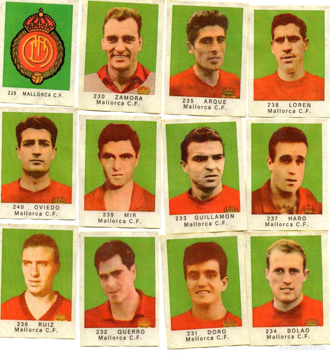 Cromos de f&uacute;tbol: MALLORCA,1967-68. 2&ordf; DIVISI&Oacute;N, DE FRUTOS SECOS CHURRUCA, 2&ordf; SERIE.