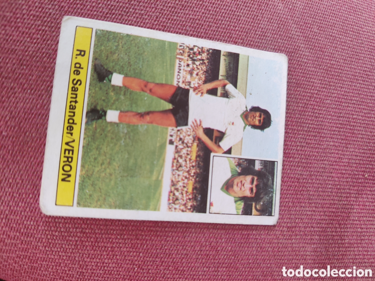 Cromos de f&uacute;tbol: Veron Racing de Santander este 1981 1981 1982 - Foto 1