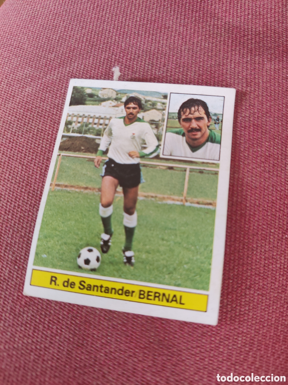 Cromos de f&uacute;tbol: Bernal Racing de Santander coloca este 1981 1981 1982 - Foto 1