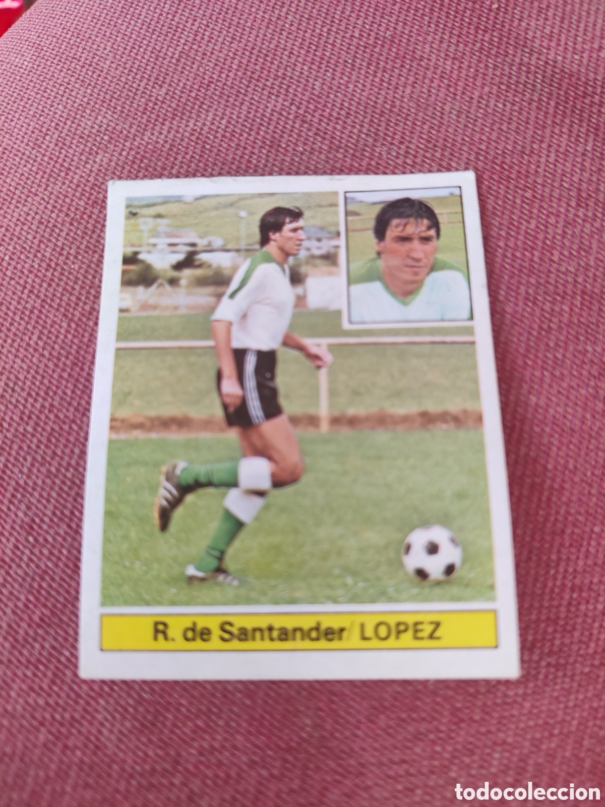 Cromos de f&uacute;tbol: L&oacute;pez Racing de Santander este 1981 1981 1982 - Foto 1