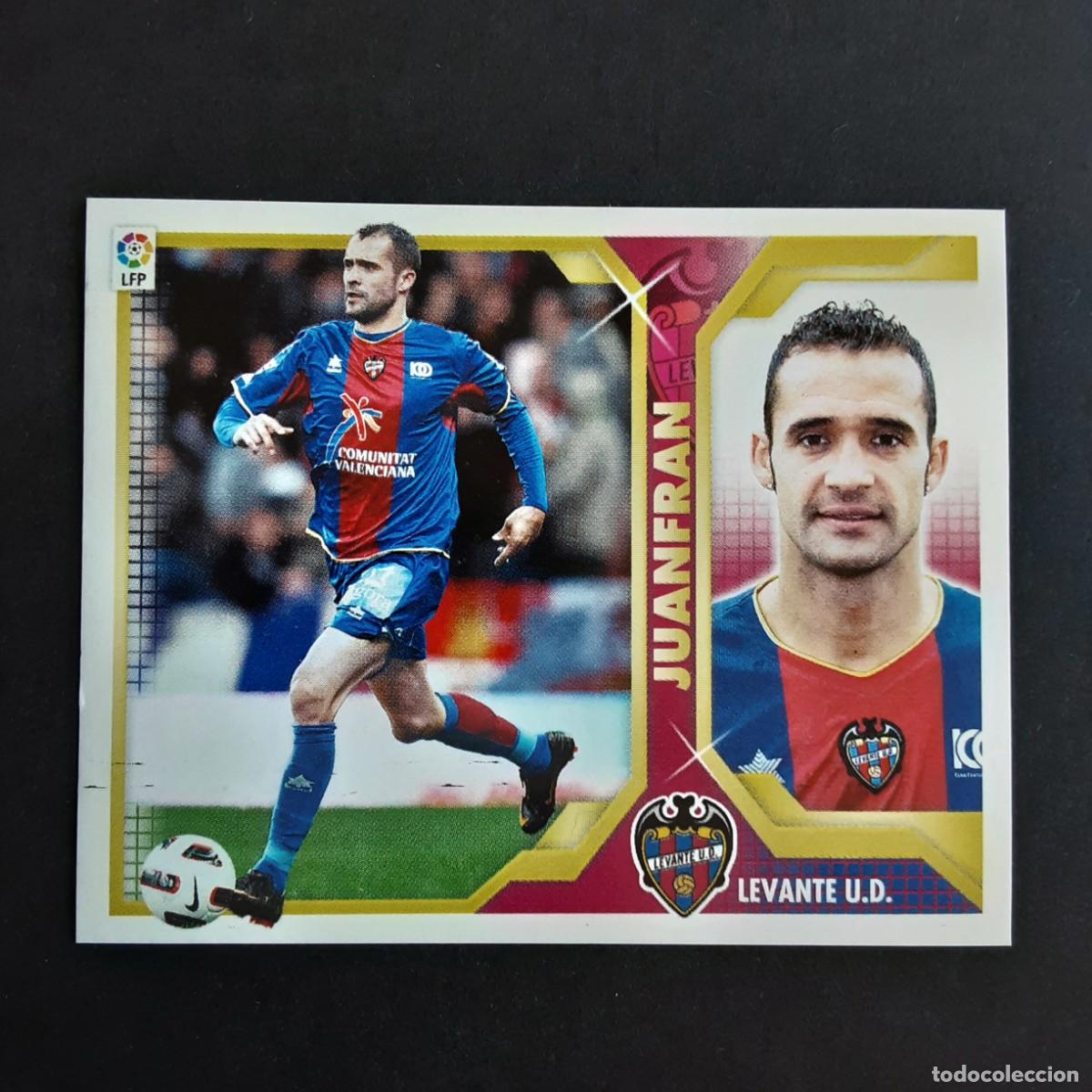 Football Stickers: CROMO LIGA 2011 2012 11 12 COLECCIONES ESTE PANINI N&ordm;6 JUANFRAN-LEVANTE NUNCA PEGADO
