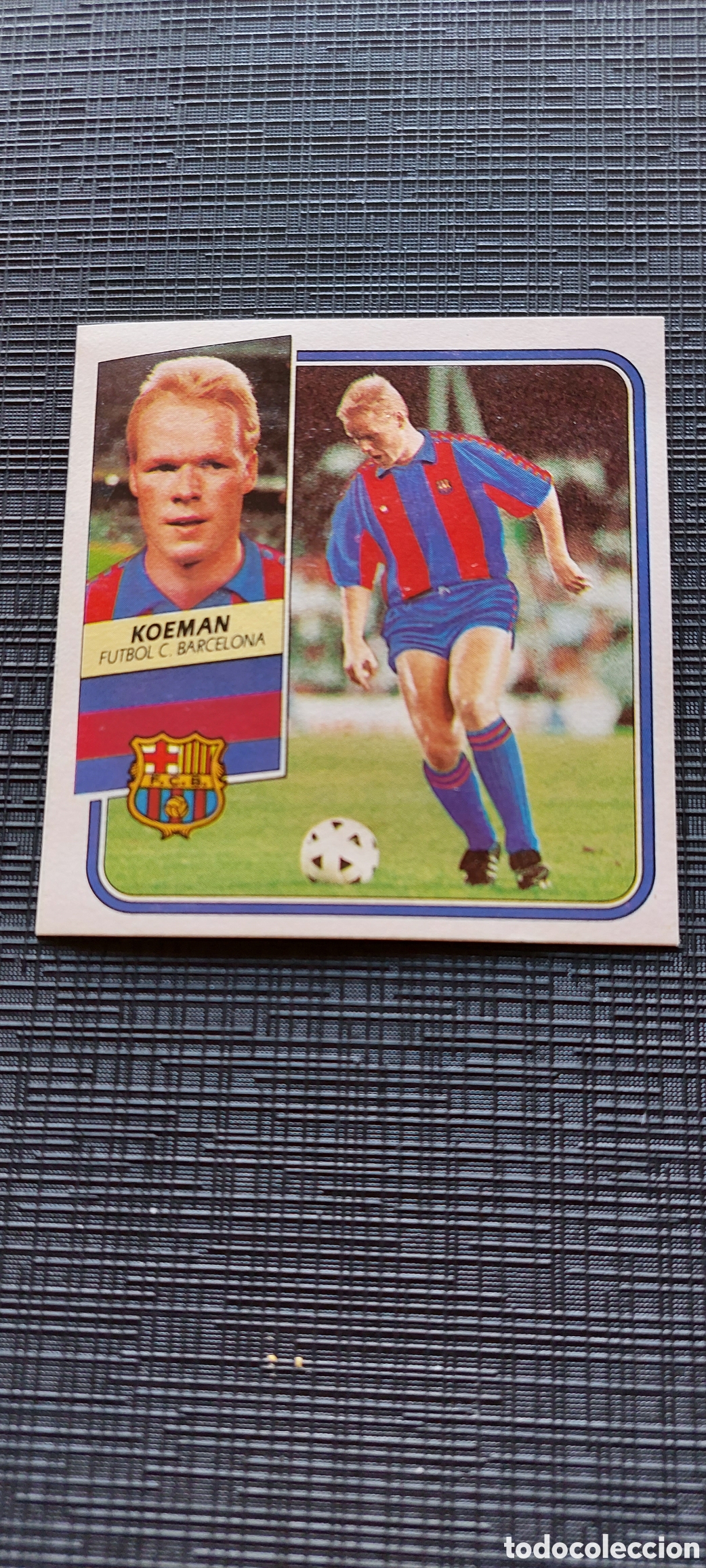 Cromos de f&uacute;tbol: Koeman Barcelona 89/90 - Foto 1