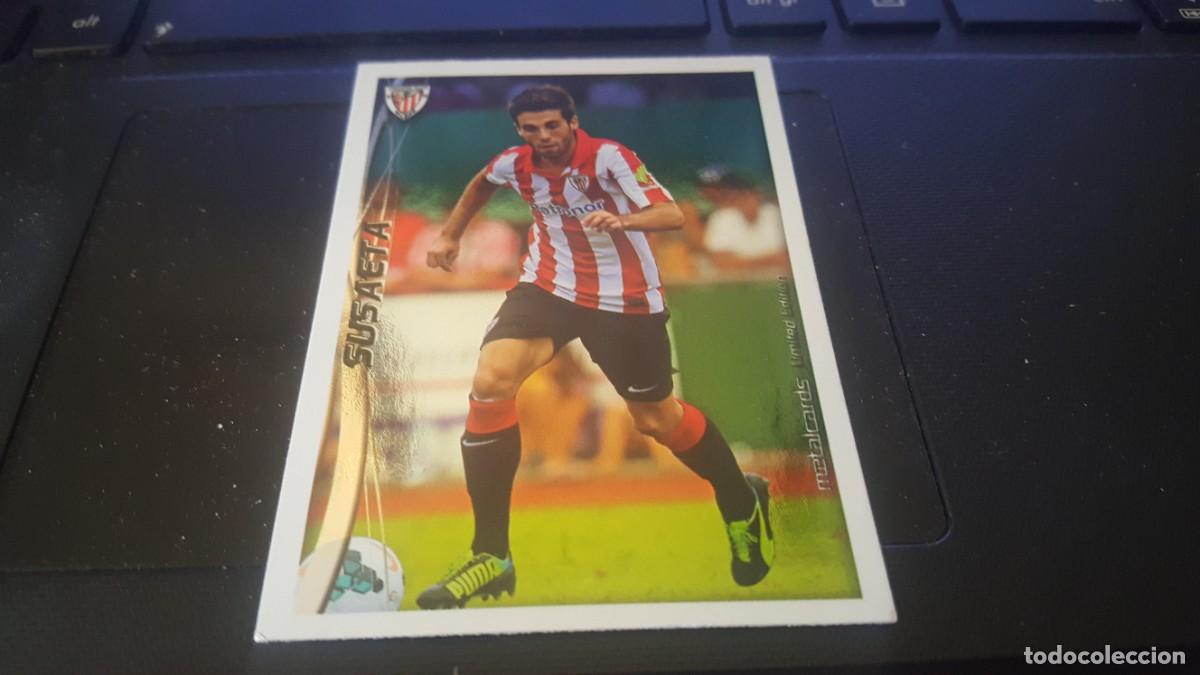 Cromos de f&uacute;tbol: LOTE MUNDICROMO 2014 2015 METALCARDS LIMITED EDITION SUSAETA