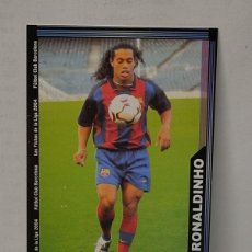 Cromos de Fútbol: CROMO MUNDICROMO LAS FICHAS DE LA LIGA 2004 03/04 - BARCELONA - RONALDINHO ROOKIE 154