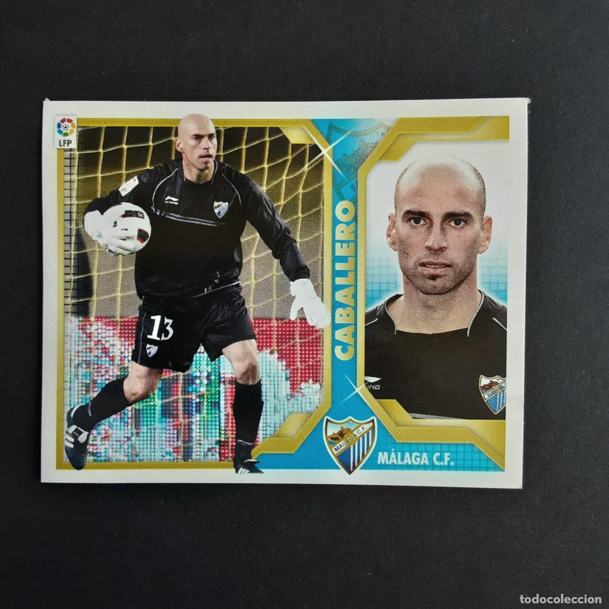 Football Stickers: CROMO LIGA 2011 2012 11 12 COLECCIONES ESTE PANINI N&ordm;1 CABALLERO-MALAGA NUNCA PEGADO
