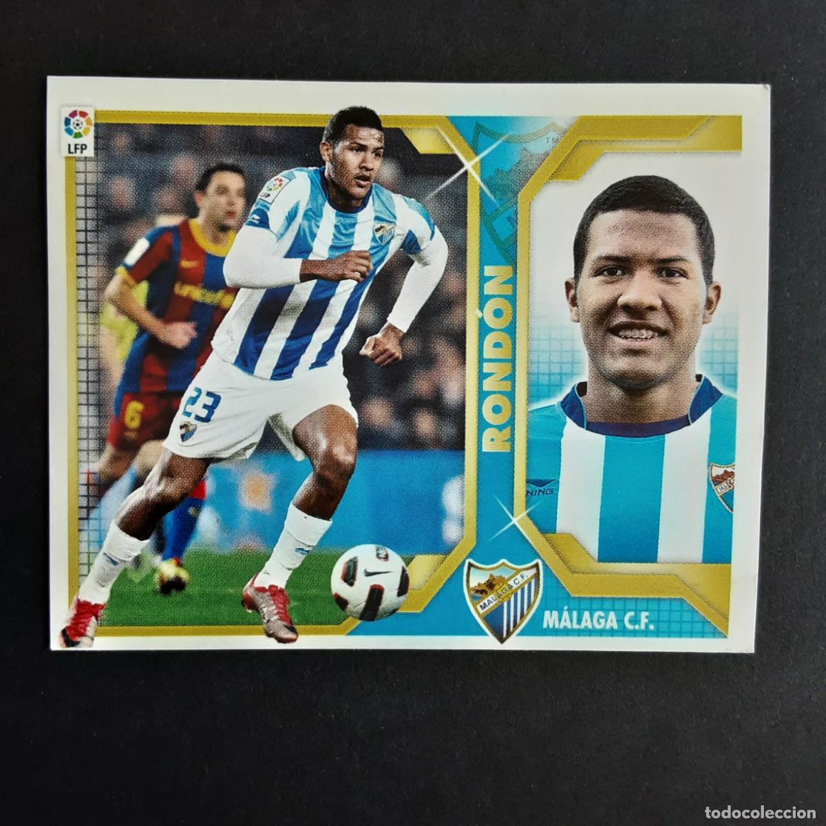 Cromos de F&uacute;tbol: CROMO LIGA 2011 2012 11 12 COLECCIONES ESTE PANINI N&ordm;16 RONDON-MALAGA NUNCA PEGADO