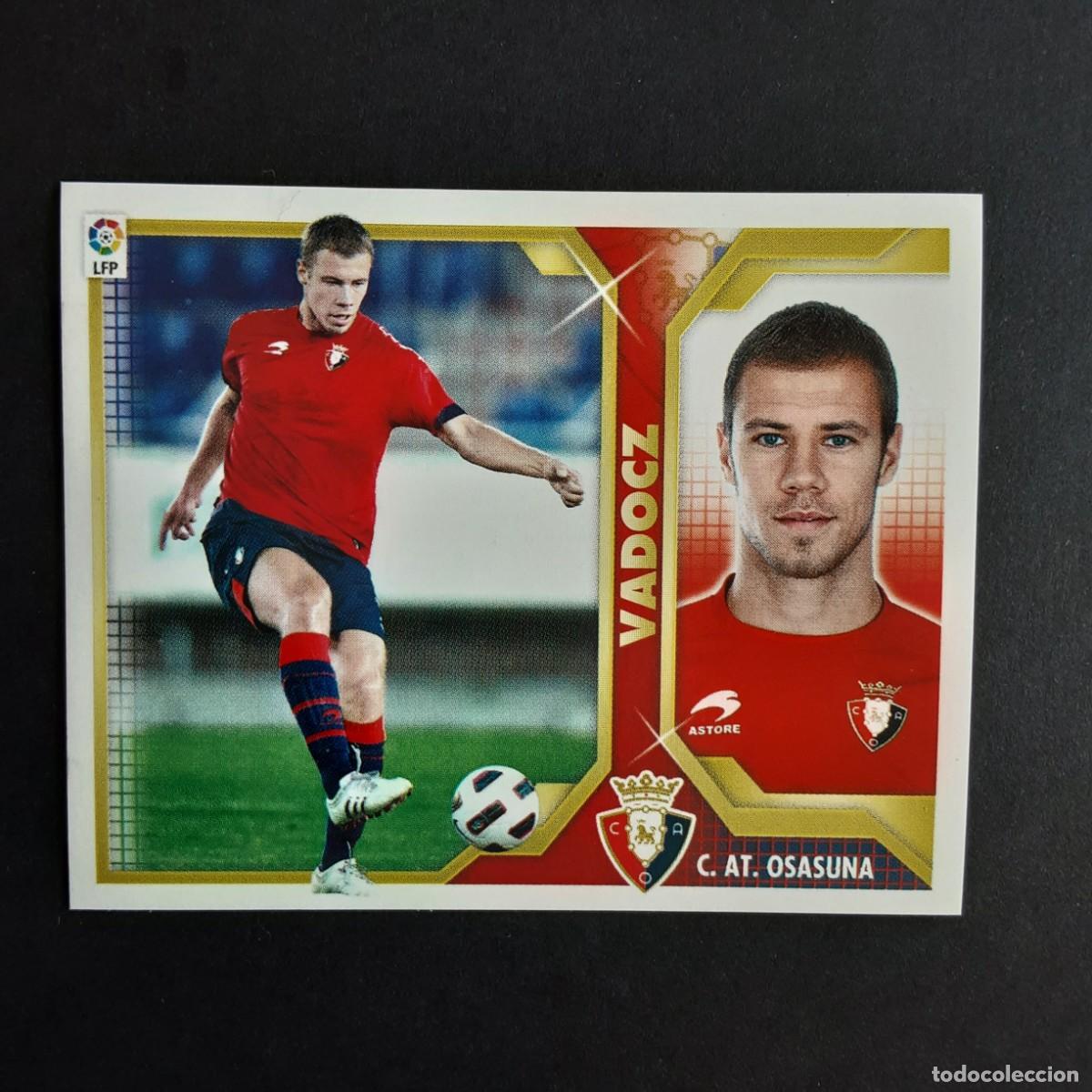 Cromos de F&uacute;tbol: CROMO LIGA 2011 2012 11 12 COLECCIONES ESTE PANINI N&ordm;12A VADOCZ-OSASUNA NUNCA PEGADO