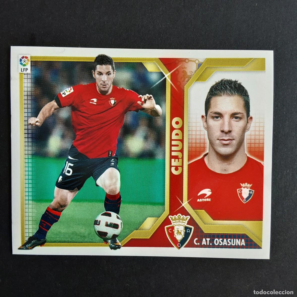 Cromos de F&uacute;tbol: CROMO LIGA 2011 2012 11 12 COLECCIONES ESTE PANINI N&ordm;13A CEJUDO-OSASUNA NUNCA PEGADO