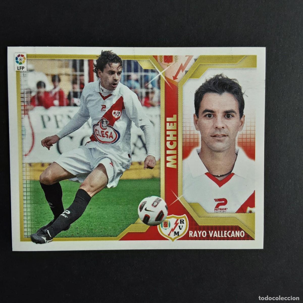 Cromos de F&uacute;tbol: CROMO LIGA 2011 2012 11 12 COLECCIONES ESTE PANINI N&ordm;10A MICHEL-RAYO VALLECANO NUNCA PEGADO
